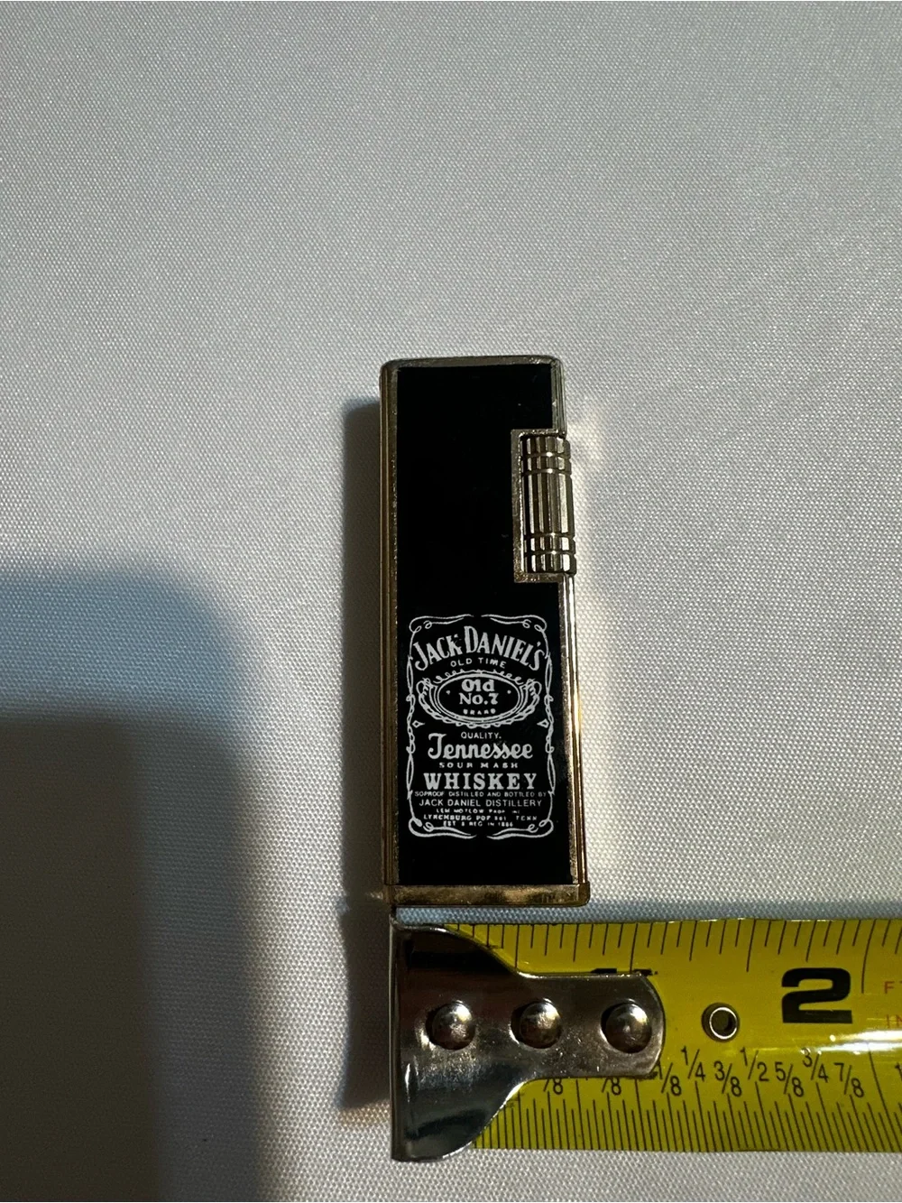 Jack Daniels Black and Gold Pocket Lighter Style Key/Card Holder